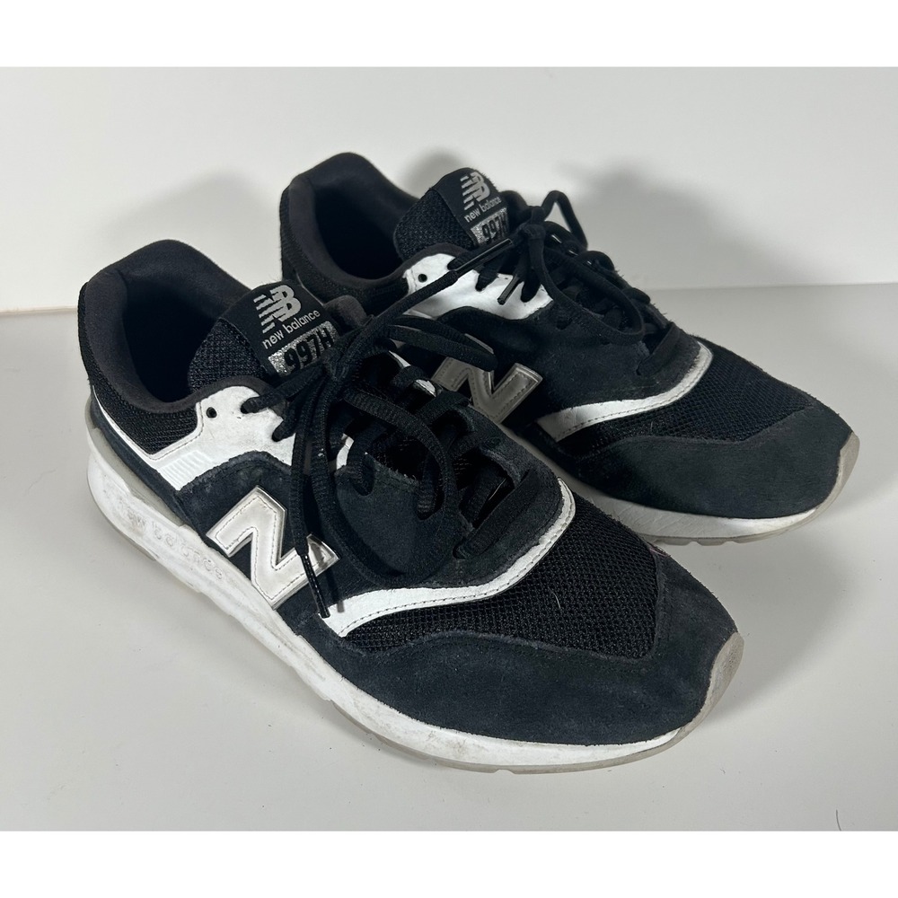 New Balance 997H Womens Black White Suede Mesh Sneakers CW997HNM Size 8